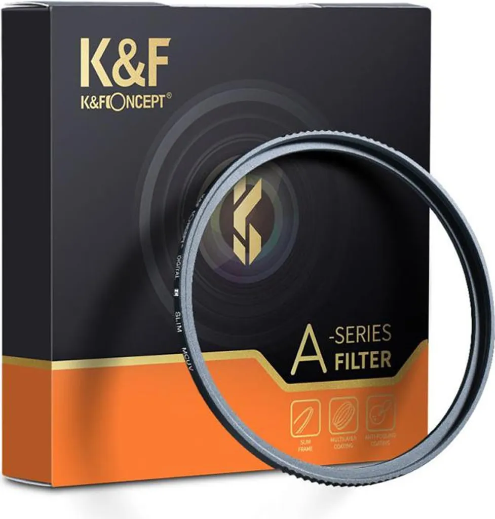 Filtro 77mm UV K&F Nano Serie A: Design Slim e Protezione