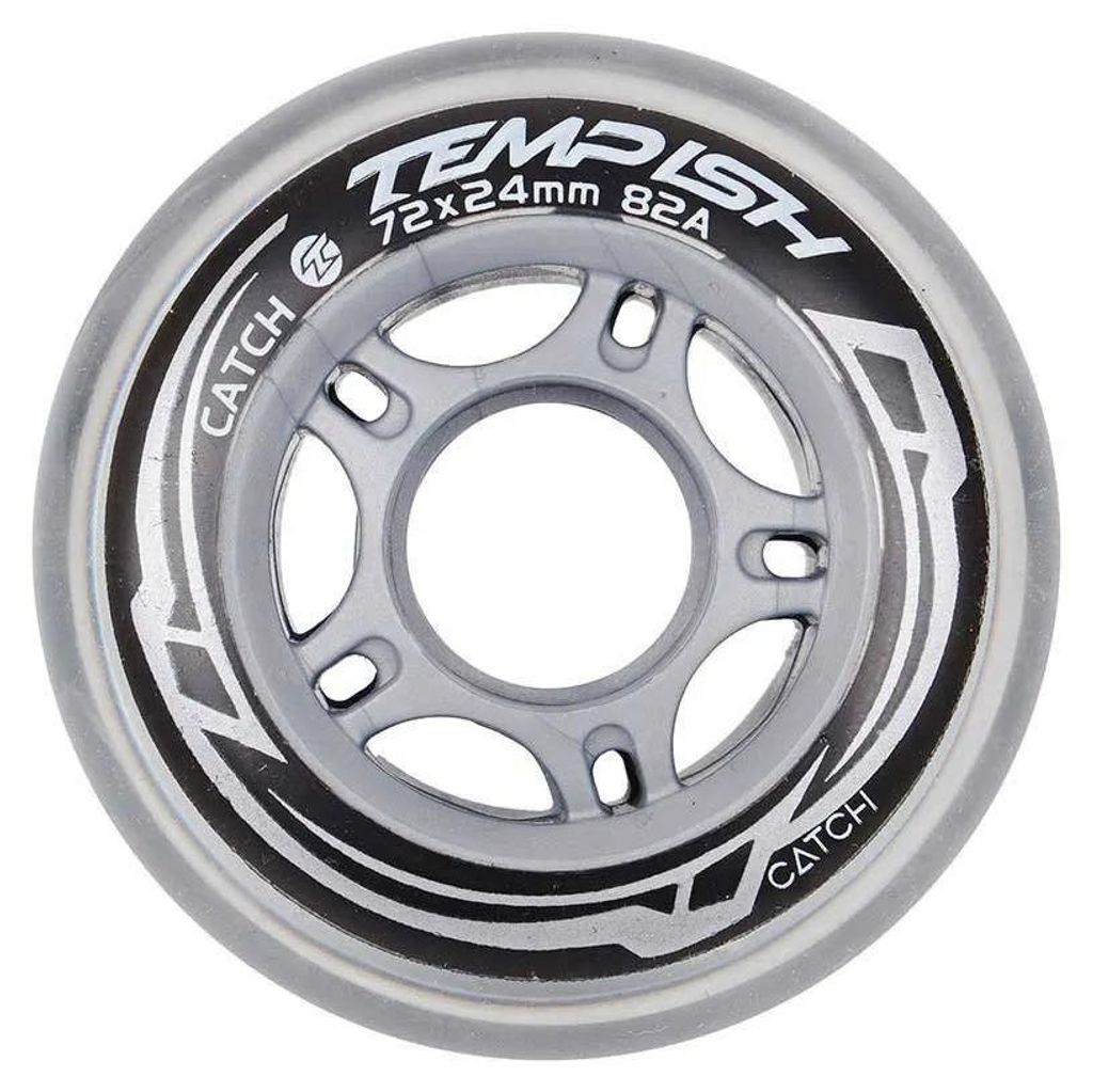 Tempish Catch schaatswielen, 4 stuks, zilver, 64 mm / 82A. Productafbeelding 