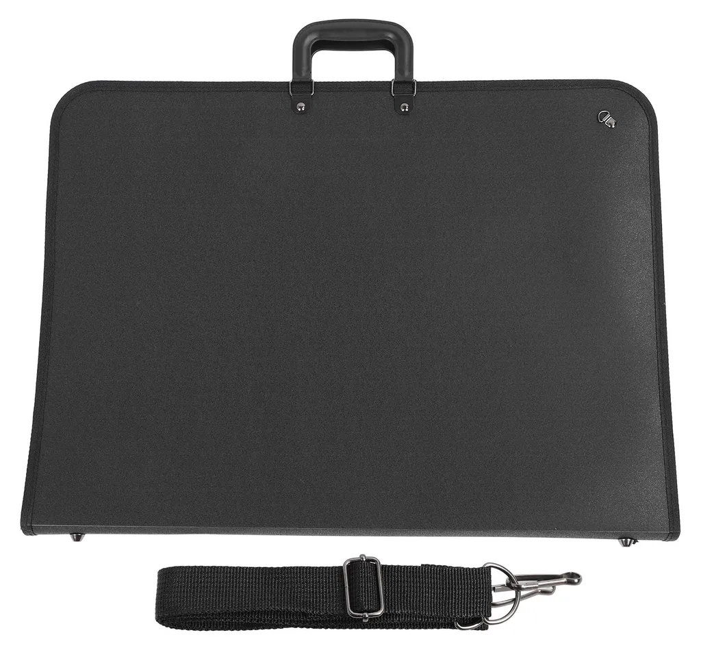 Sacoche pour planche à dessin 45 x 62 cm en PVC noir pour portfolio