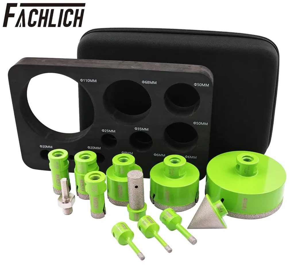 Foret diamanté M14 haute performance avec segment 10mm - Set de 12 unités - 5