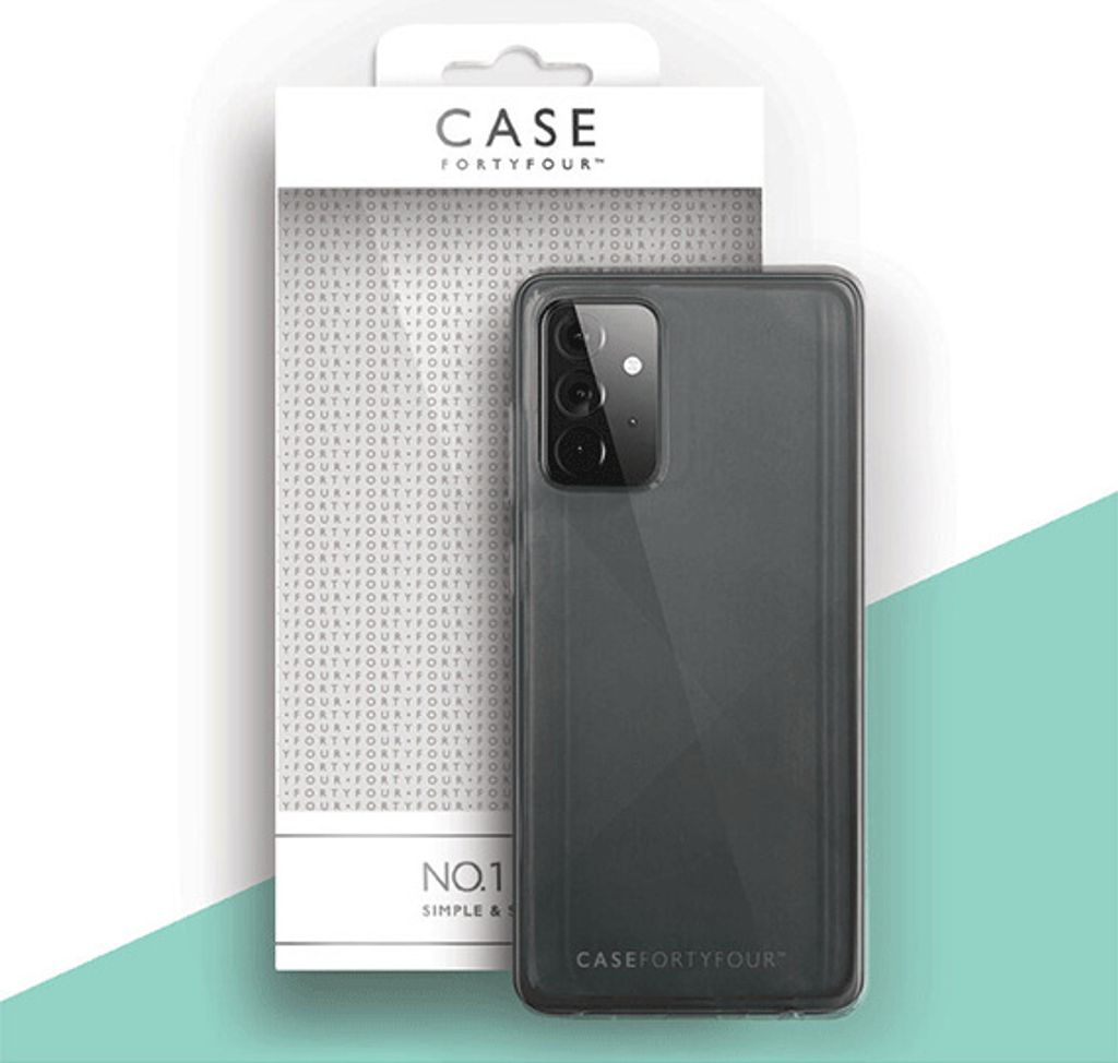 FORTYFOUR Flexi Slim Silikon-Tasche für Samsung Galaxy A52 4G / A52 5G transparent