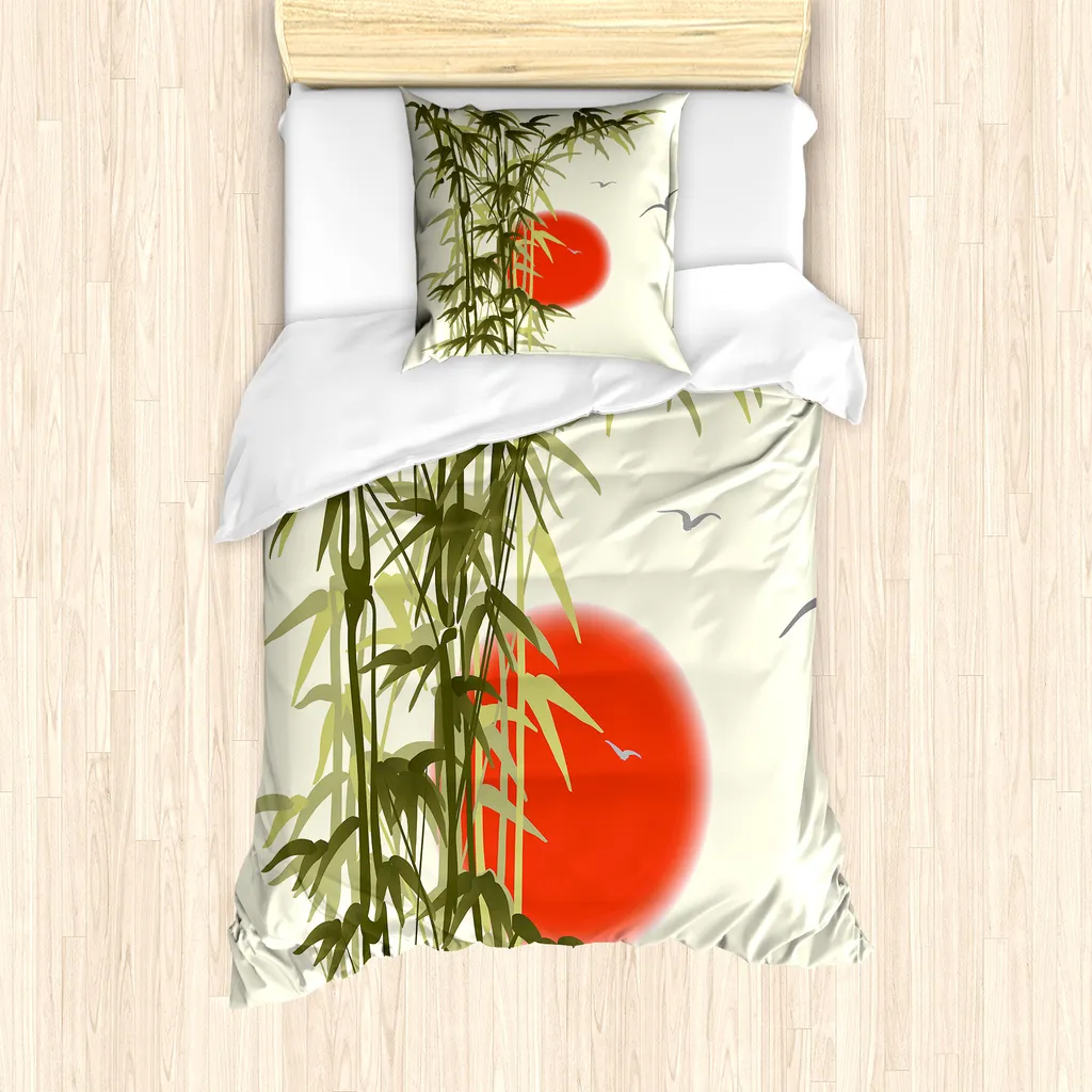 Parure de lit hypoallergénique en bambou 135x200 pour un sommeil serein