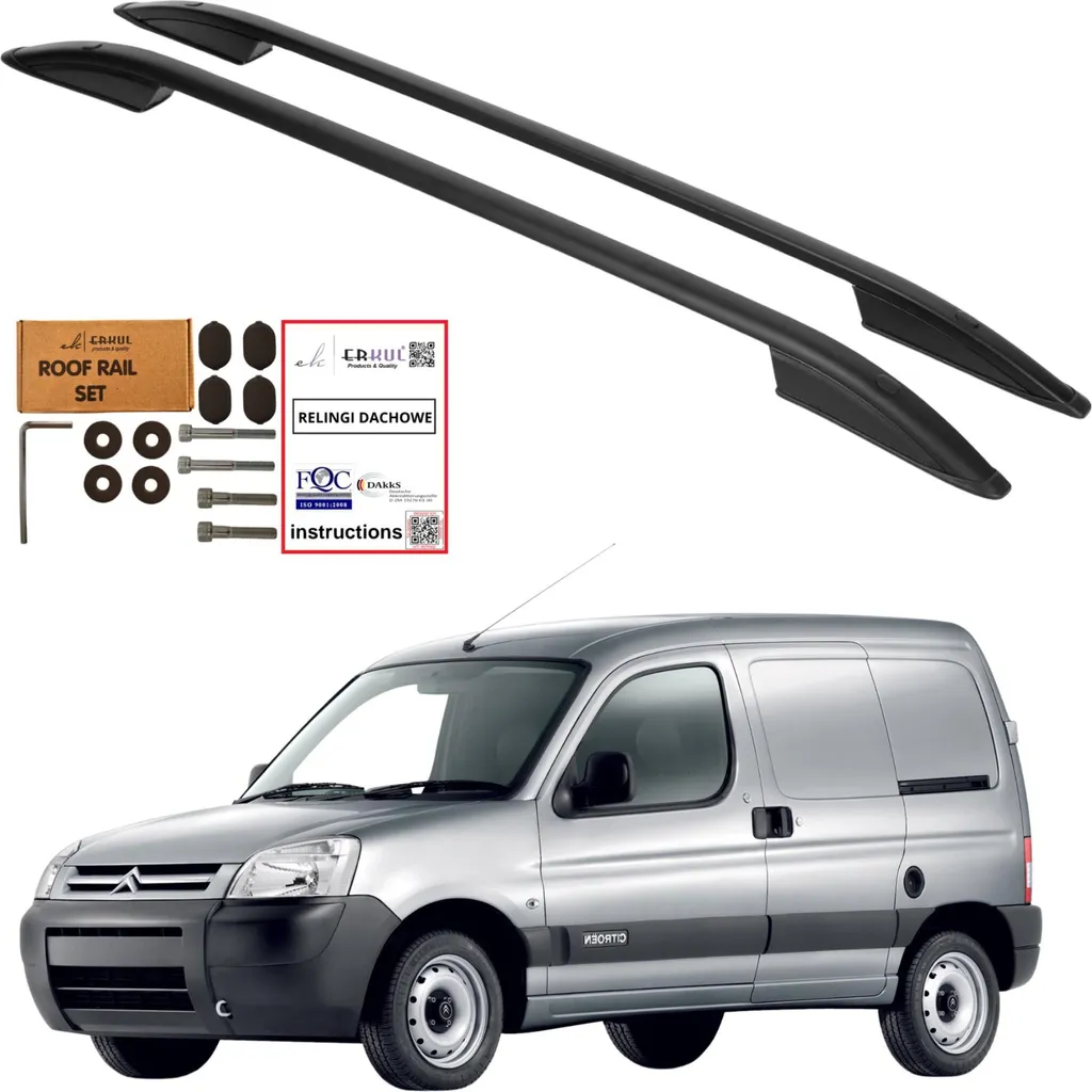 Barre portatutto CITROEN BERLINGO 1998-2008 NERO