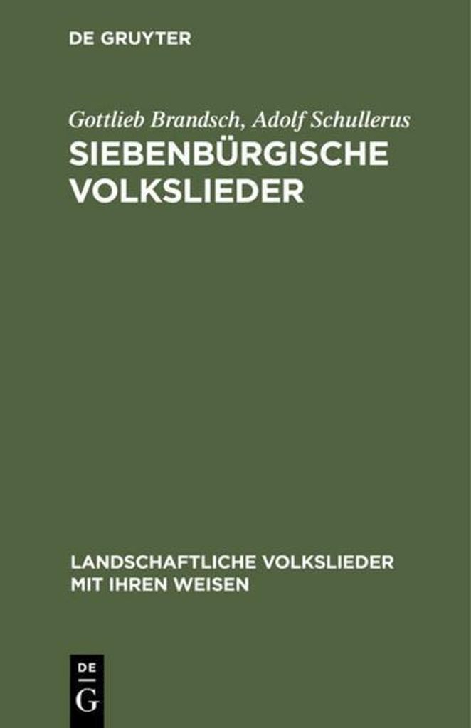 Siebenbürgische Volkslieder