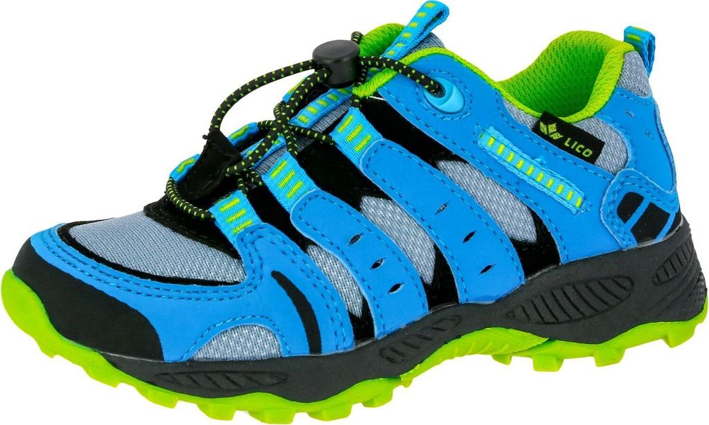 Lico Fremant Kinderschuhe Burschen Outdoor Halbschuhe Schnürer Blau Freizeit, Schuhgröße:40 EU