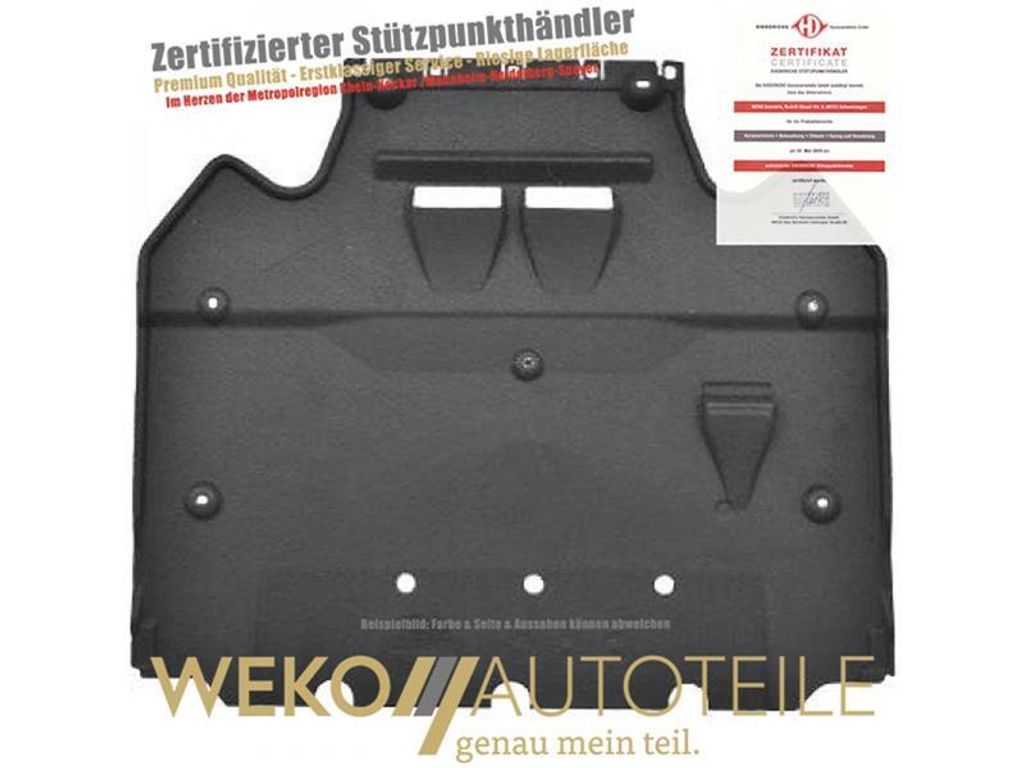 Motorraumdämmung unten DIEDERICHS 8010281 für AUDI