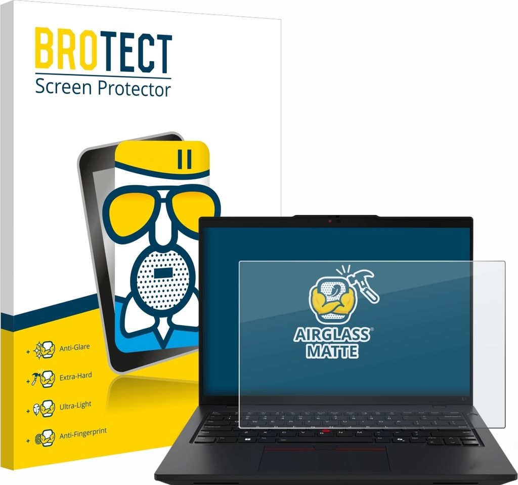 BROTECT Entspiegelungs Schutzglas für Lenovo ThinkPad L14 Gen 5 Schutzfolie Panzer Folie Glas Display Schutz matt