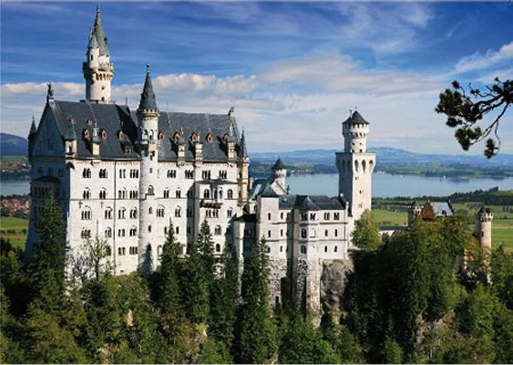 Puzzle Neuschwanstein 500 Pièces D-Toys avec Finition Haute Qualité
