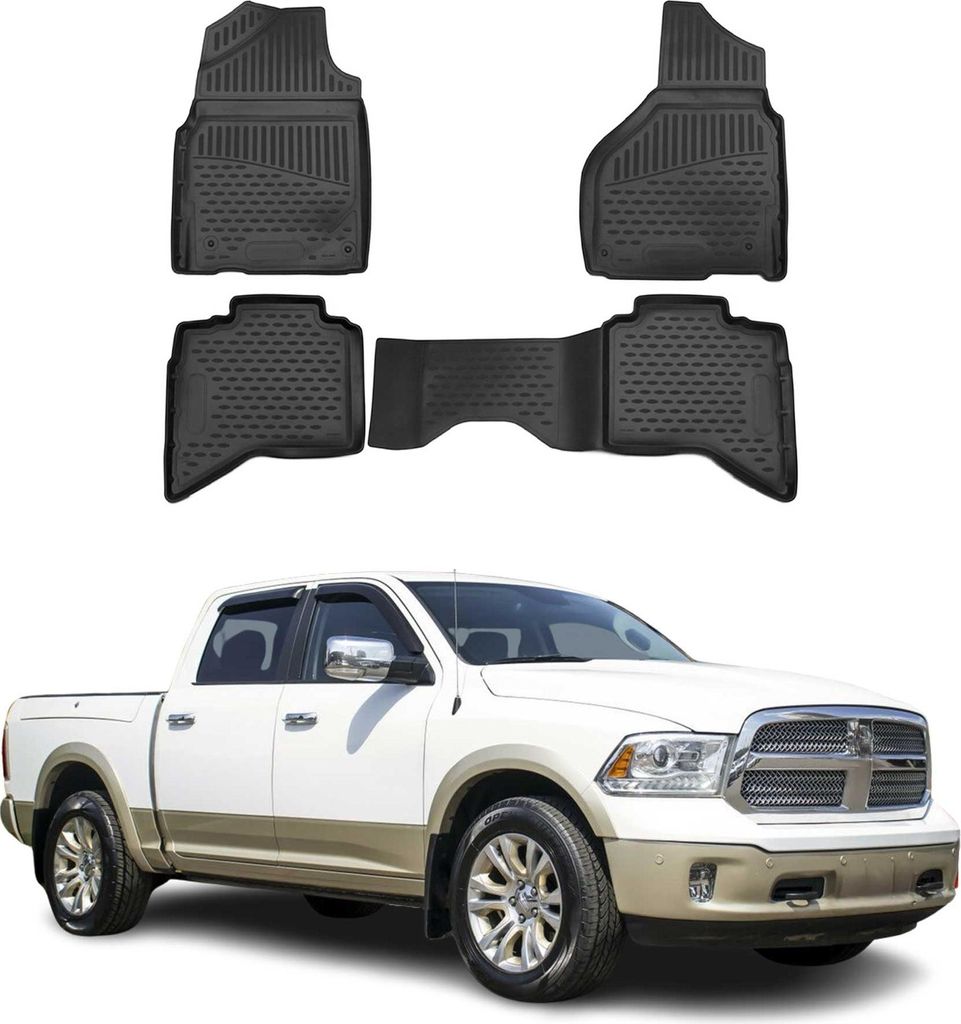 2012-2018 Dodge RAM 1500 2500 3500 Quad Cab Tappetini in Immagine del prodotto 
