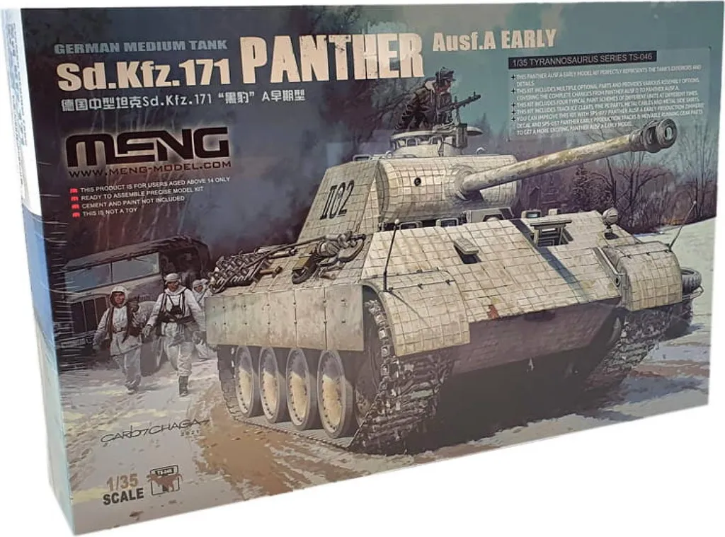 Char Sd.Kfz.171 Panther Ausf.A Early 1:35 - Maquette Blindé Seconde Guerre