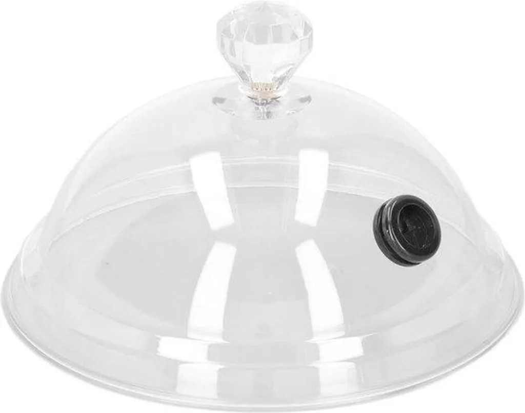 Couvercle en acrylique pour fumoir de cuisine domestique - Diamètre 25cm
