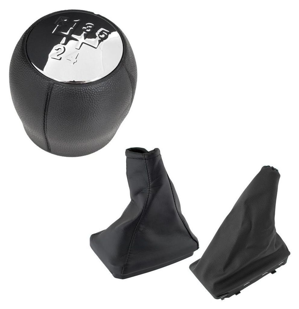 5-Gang Schaltknauf Schaltmanschette Rahmen Handbremse für Opel Corsa C 2000-2012 – Produktansicht
