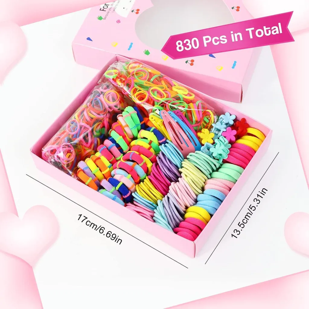 Gioco Creativo Capelli 830 Pezzi: Set Sicuro per Bambine e Ragazze - 2