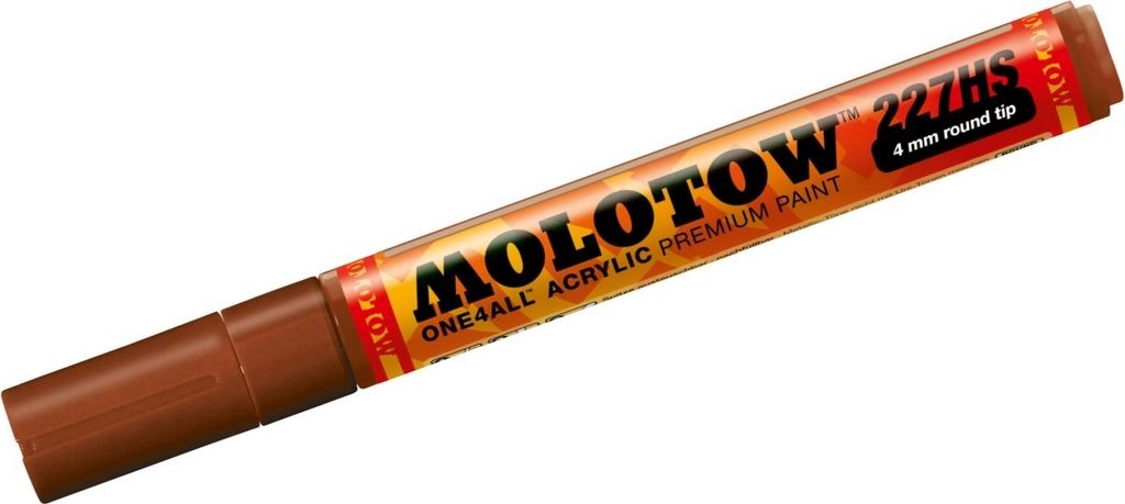 Permanentmarker One4All 227 HS nachfüllbar 4mm haselnussbraun Packung mit 6 Stück