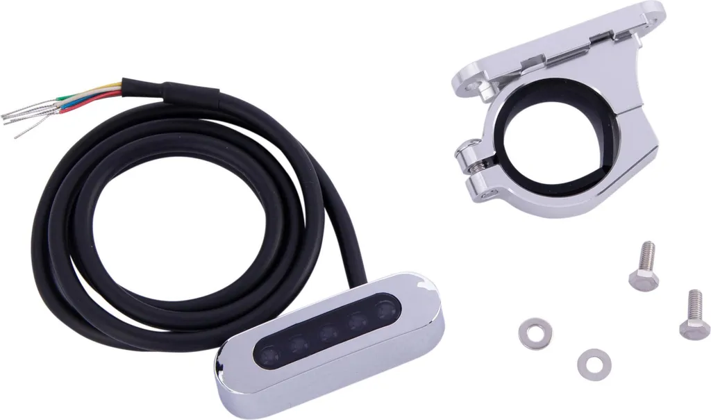 DAYTONA Alpha Unité de lampes témoins universelle chromée moto