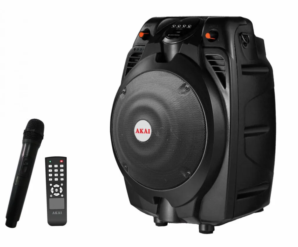 Cassa Karaoke Professionale Akai SS02222A-X6 - Altoparlante con Ruote