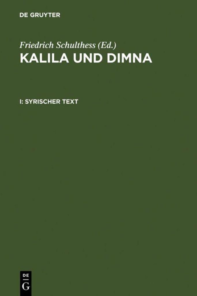 Kalila und Dimna