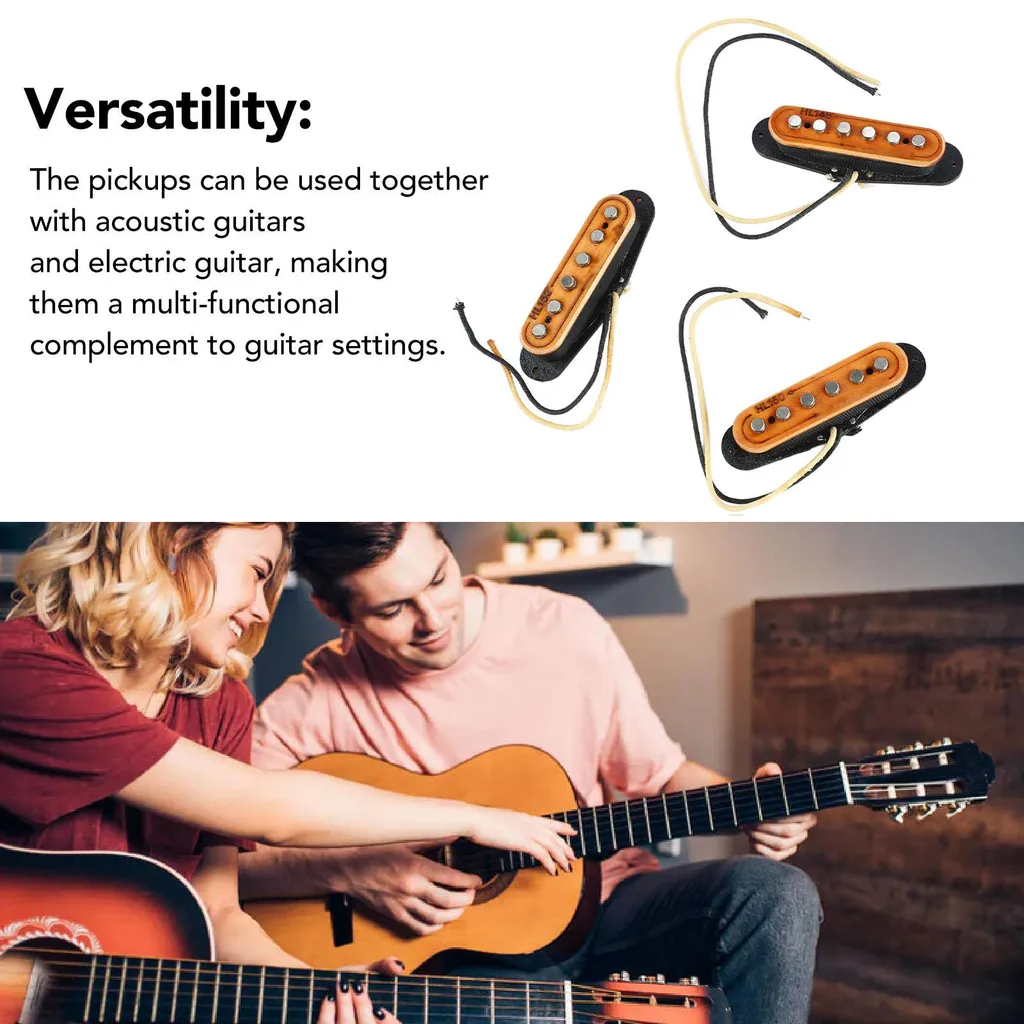 Kit Micros Guitare en Érable pour Customisation Instrument 6 Cordes - 18