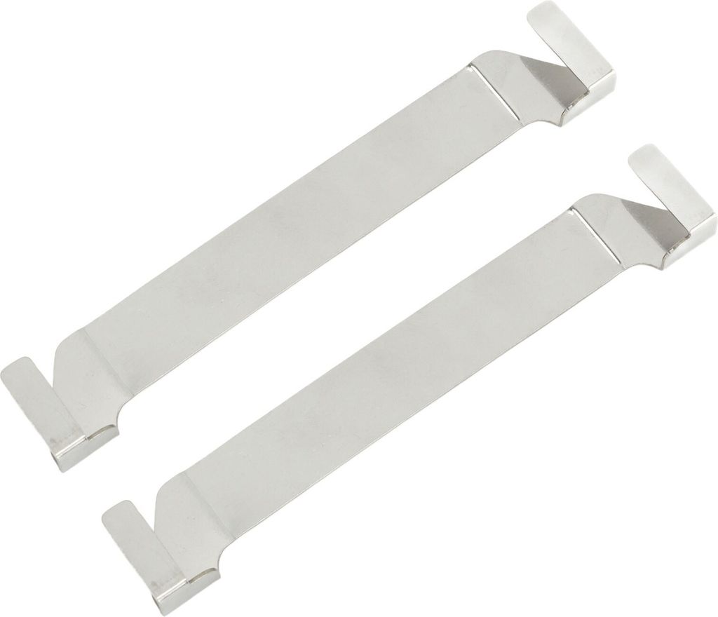 2pcs Edelstahl Griddle Spatula Halter Griddle Werkzeughalter Barbecue Tool Hold Rack Griddle Zubehör