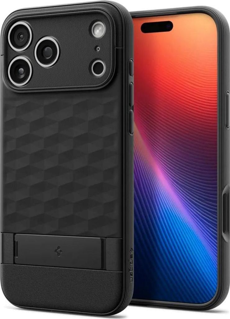 Spigen Parallax „S” MAG MagSafe Hülle für iPhone 17 Pro schwarz