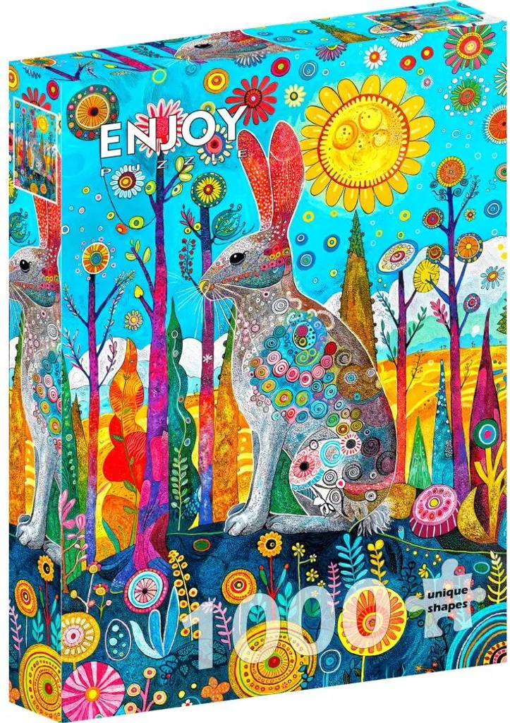 Puzzle 1000 pièces Enjoy Le Pays Fantaisiste du Lièvre - Jeu de Logique