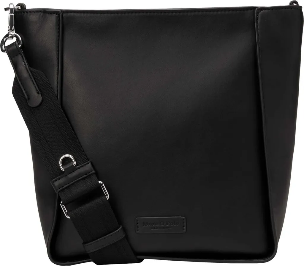 Marc O'Polo Vida Hobo Bag Black - Borsa Eco-Friendly in Nero