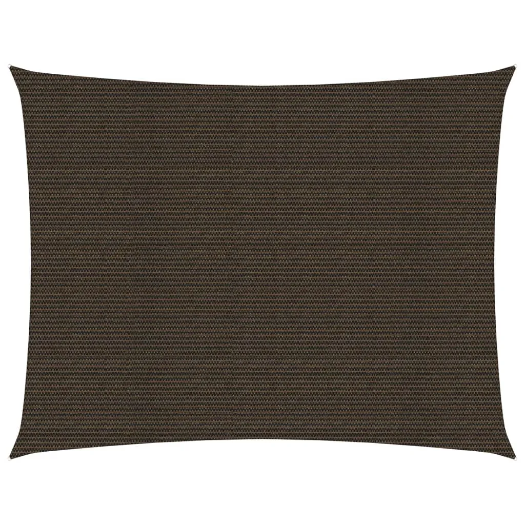 The Living Store Tenda da sole 160 g/m² Marrone 2,5x4,5 m HDPE