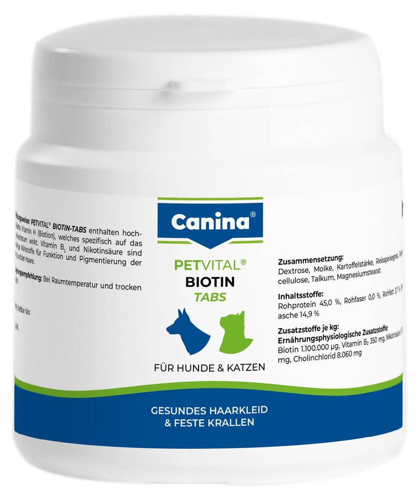 Canina Petvital Biotin-Tabs, Katze / Hund, Tablet, Produktbild 