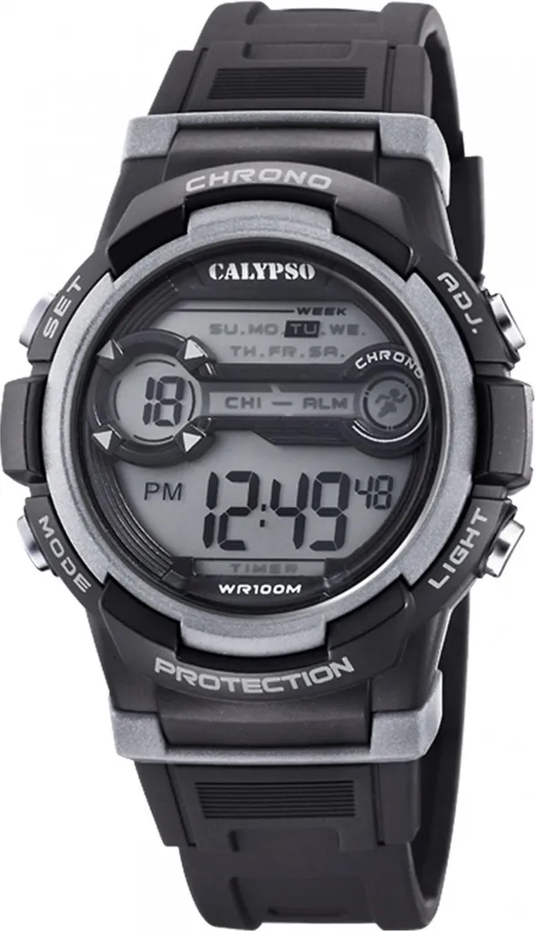 Calypso K5808/4 Orologio Digitale Sportivo - Resistente 100m - Nero