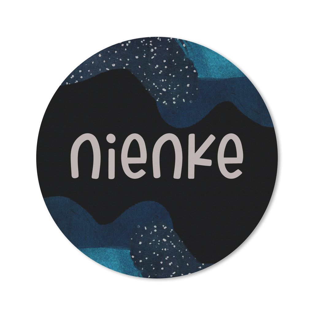 MuchoWow Mauspad Mousepad Nienke - Pastell - Mädchen 20x20 cm - Mousepads - Maus Mat - Pad - Mausunterlage - Schreibtischmatte