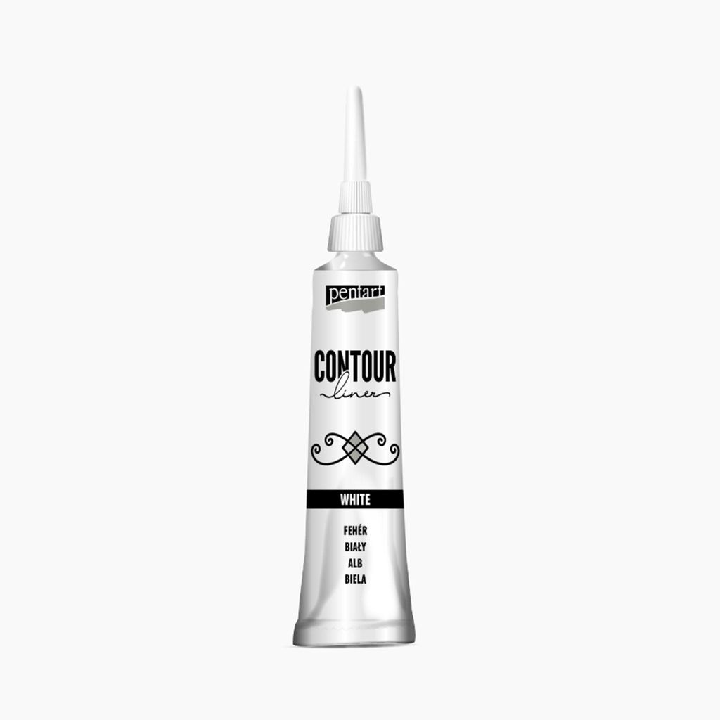 A white tube of PENTART Contour Liner.