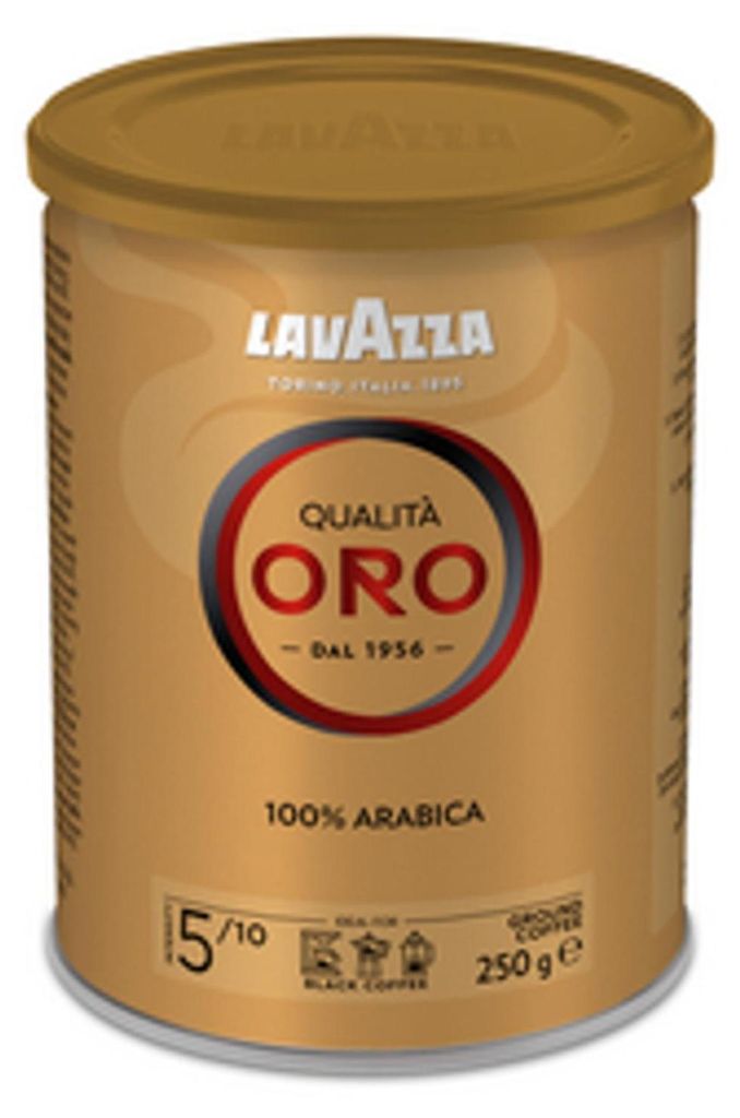Mletá káva Lavazza Qualita Oro, 250 g (v plechové dóze) Obrázek produktu 