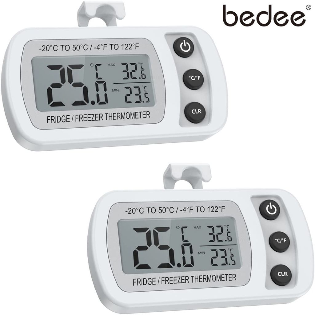 Digital Thermometer Kühlschrank Kochthermometer Gefrierschrankthermometer Alarm 