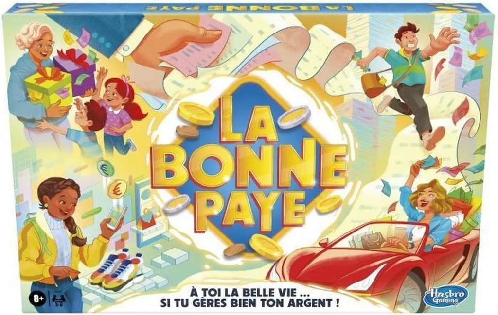 Jeu de société La Bonne Paye Hasbro : devenez riche et gérez vos factures