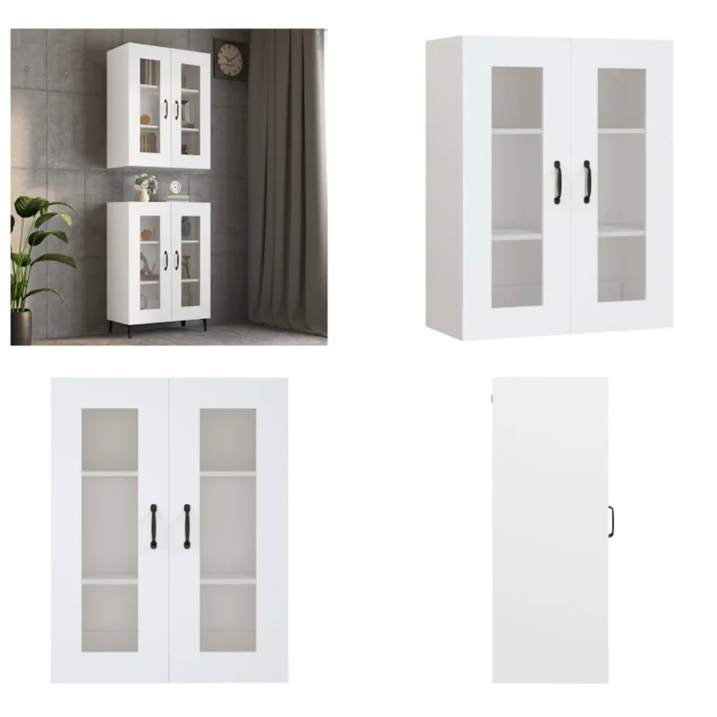 vidaXL Armadio a muro bianco 69,5x34x90 cm - Armadio a muro - Armadi a muro - Armadi a muro - Armadi a muro
