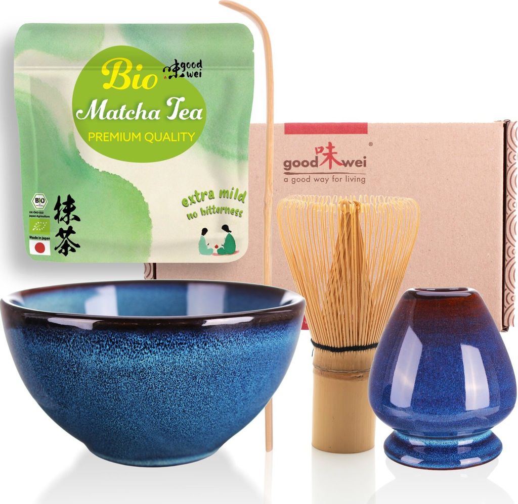 Matcha Set "Safaia" s 30 g prémiovej organickej matchy Obrázok produktu 