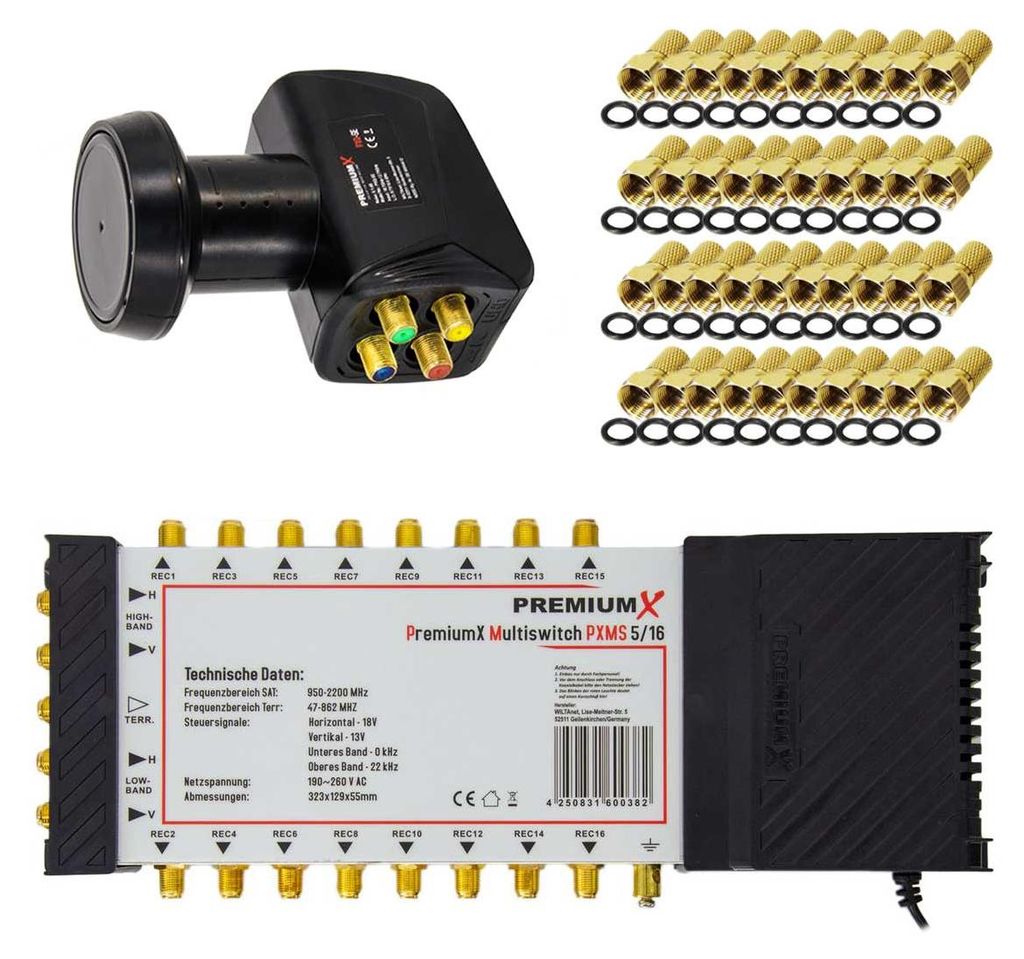 Set di multischalter PremiumX, modello 5/16, multiswitch Immagine del prodotto 