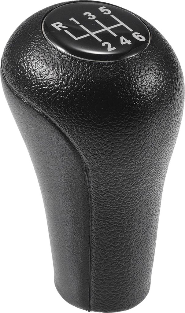 6-Gang-Schaltknauf für BMW 3er Serie 1983-2005 / Vorderer Automatikgetriebe-Schalthebelknauf / Robuster Kunststoff / 1 Stück Schwarz