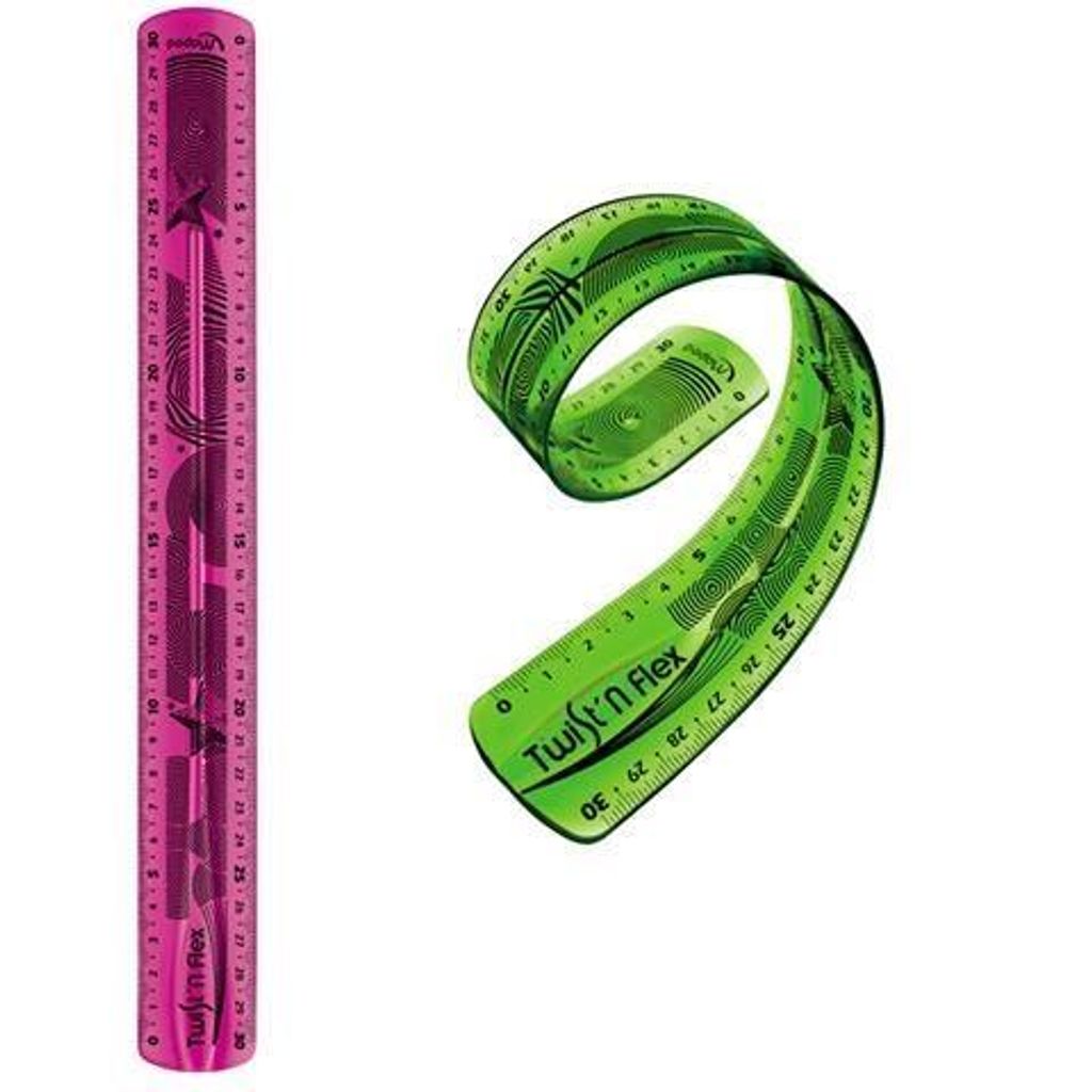 Maped Twistn Flex 30 cm, Blau, Grün, Pink, PVC, 300 mm