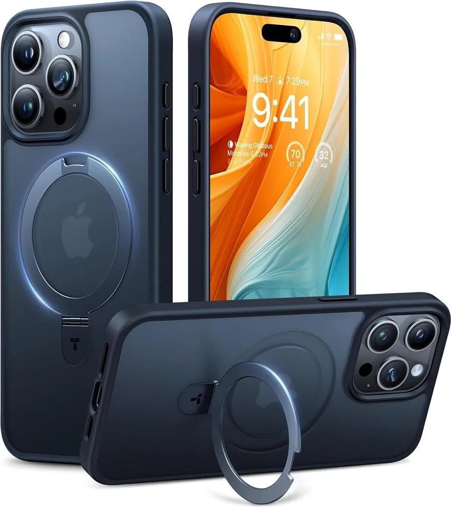 Cover MagSafe iPhone 13 Pro Max Nero Opaco - Stile e Protezione