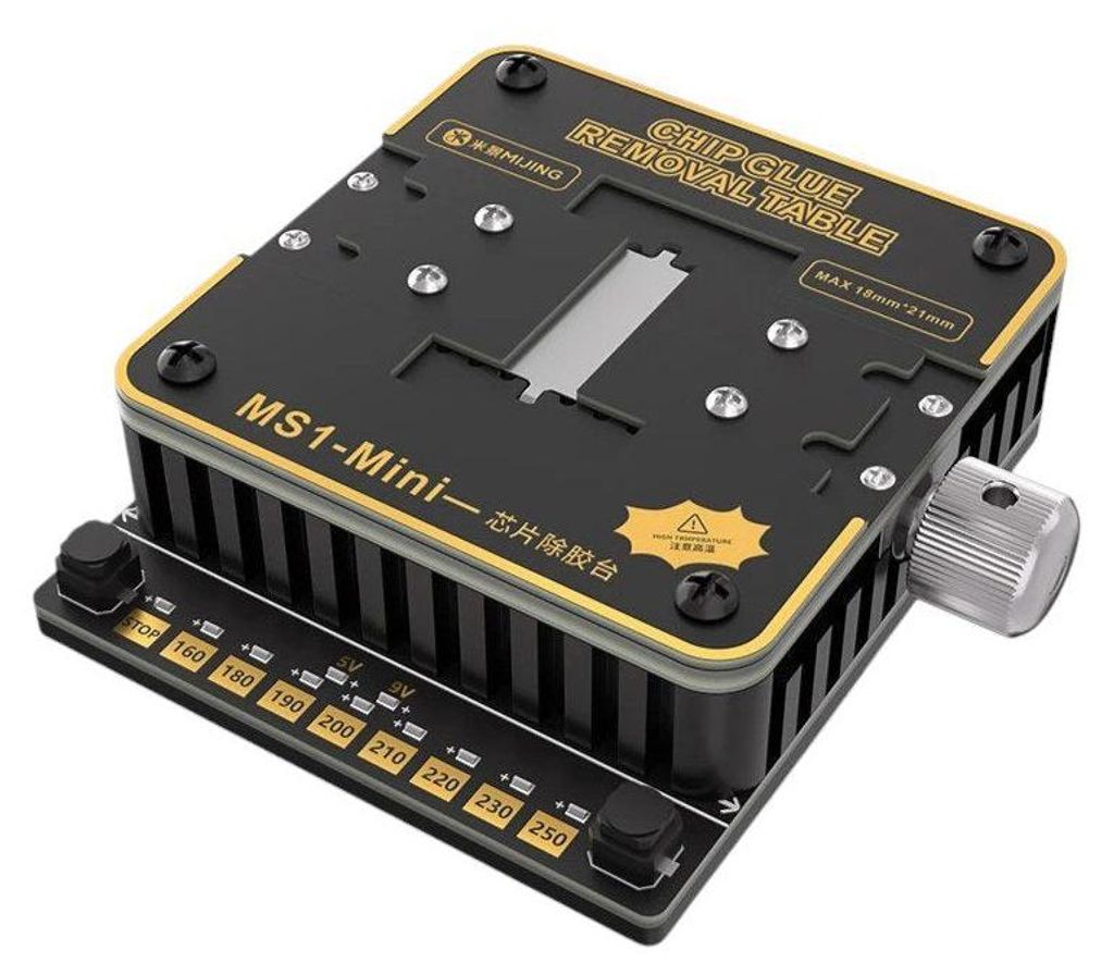 Mijing MS-1 Mini-Chip-Kleberentfernungstisch, temperaturgesteuerte Nacharbeitsplattform