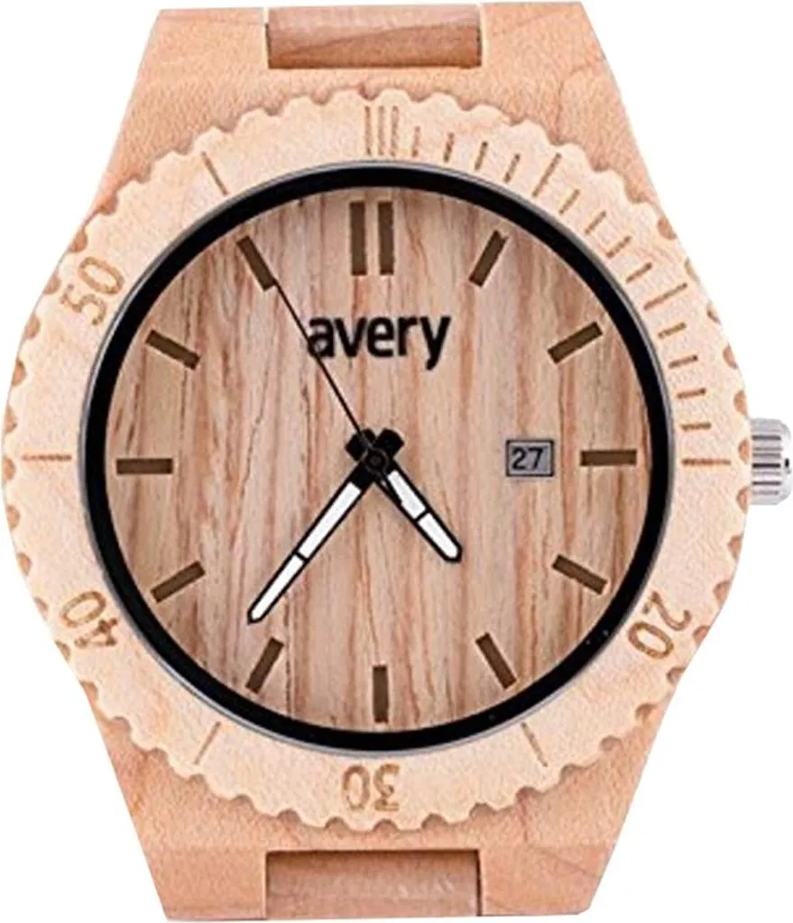 Montre Avery Hemi:Sphere AVHS510012 Légère en Bois de Santal et Quartz