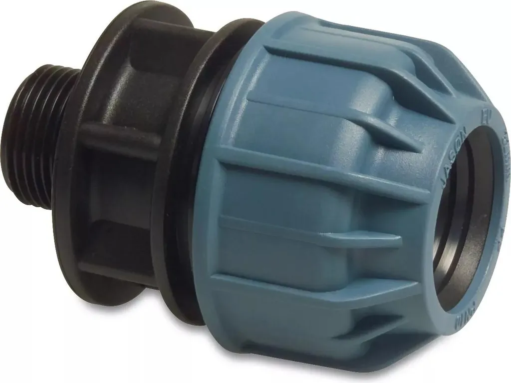 Connecteur arrosage Jason 20mm x 1 pouce pour pompe et tube jardin