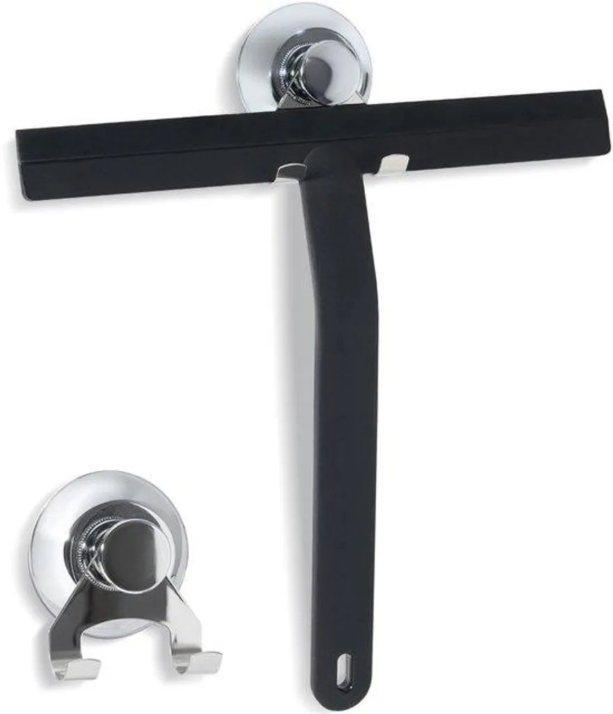 Douche noire 25 cm anticalcaire en silicone contre les jets bouchés