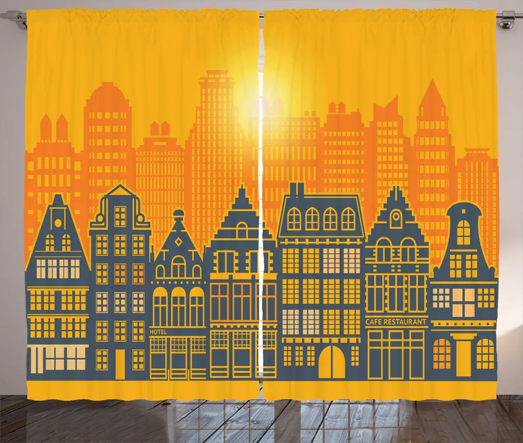 Rideau Largeur 280cm Amsterdam : Cachez le Vis-à-Vis avec Style Rétro