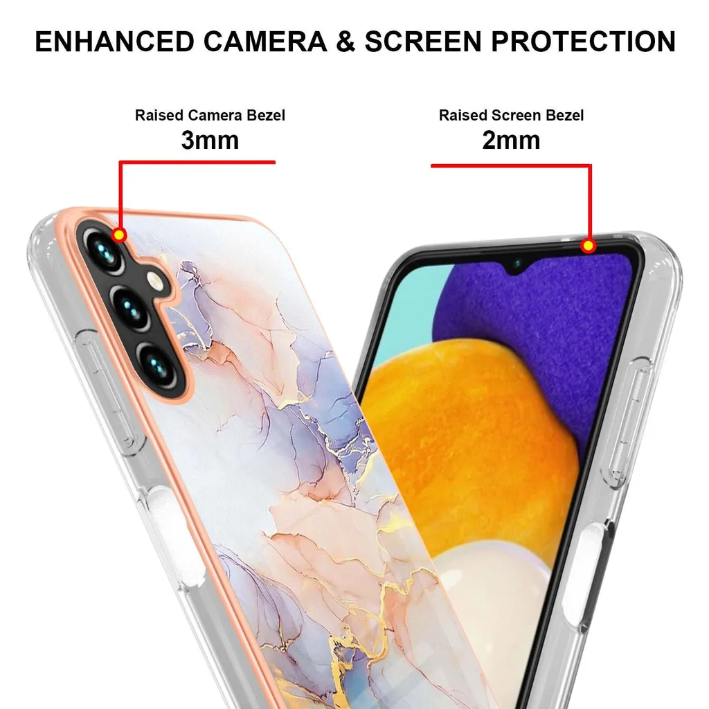 Custodia Samsung A34 Grigio Fantasia Silicone TPU Style & Shockproof - 4