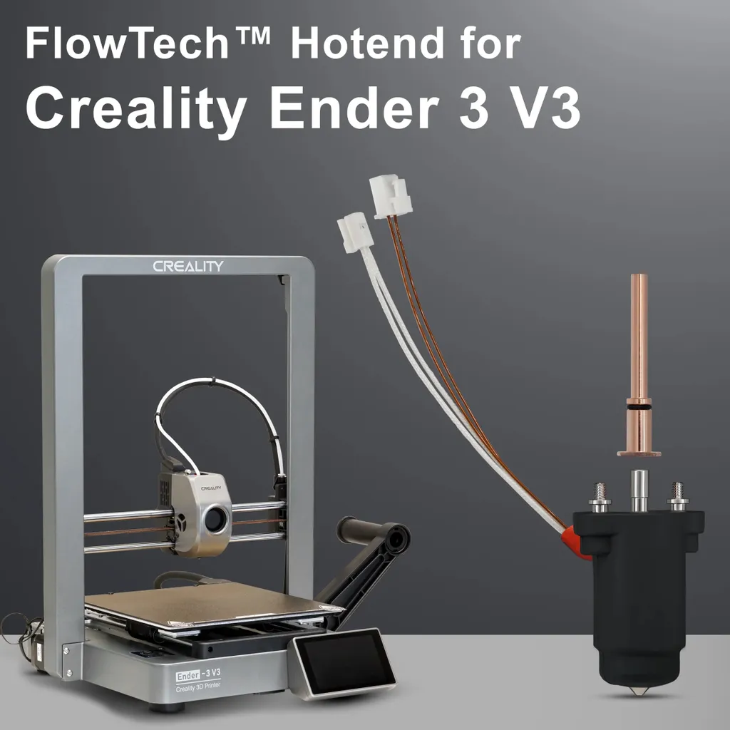 Kit Hotend FlowTech™ pour Impression 3D Rapide sur Ender 3 V3 et V3 Plus - 8