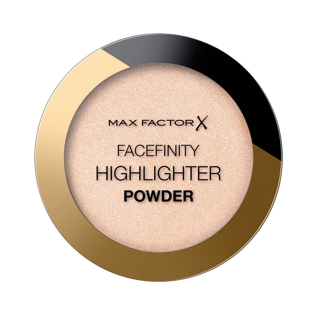 Max Factor FACEFINITY POWDER HIGHLIGHTER, Palette, Gepresstes Puder, Jeder Hauttyp, Alle Hauttöne, Neutral, NUDE BEAM