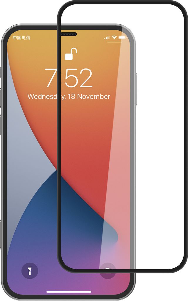Xlayer Schutzfolie XLayer Displayschutz Glass 3D iPhone 12 Pro Max Clear