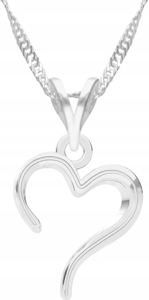 Collana Donna Argento 925 con Ciondolo Cuore Love Forever - Qualità Top